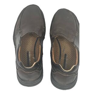 Nunn Bush Men's Patterson Slip On Shoes Brown 10